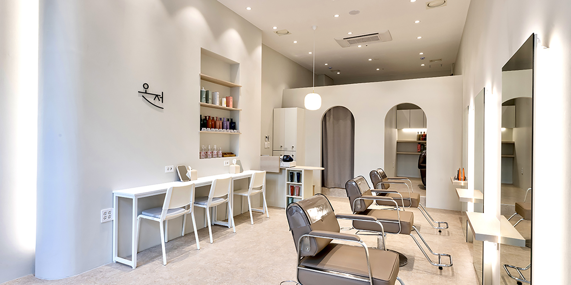 [미용실] 차분하고 감성있는 미용실 인테리어